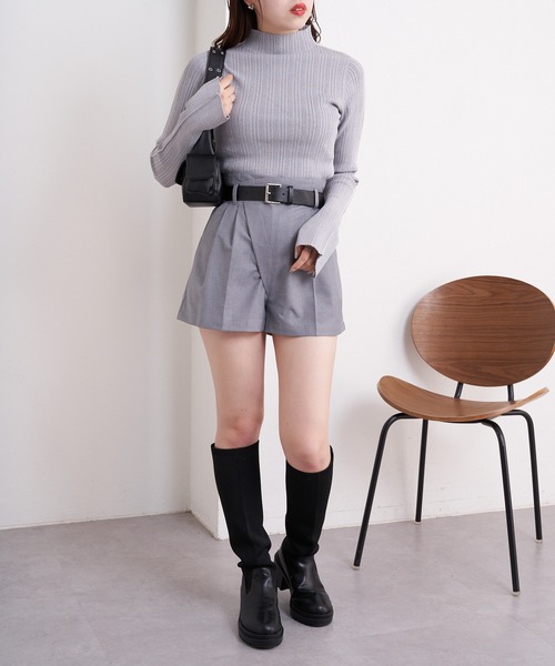 BEAMS HEART（ビームス ハート）モックネック ニット 24FW