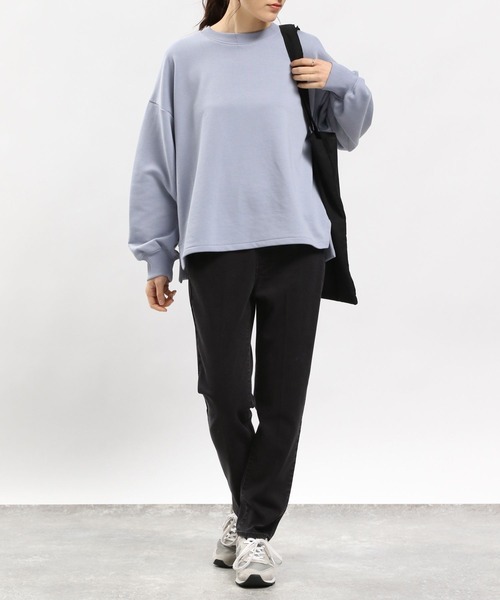 GLOBAL WORK Smile Seed Store（グローバルワーク スマイルシードストア）の「デニムスリムテーパードパンツ/977005（デニムパンツ・レディース・ブルー系その他3/ブラック/ブルー系その他5/アイボリー・SMALL/MEDIUM/X-LARGE/LARGE）」の5枚目の写真