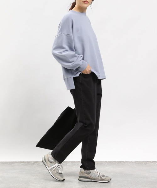 GLOBAL WORK Smile Seed Store（グローバルワーク スマイルシードストア）の「デニムスリムテーパードパンツ/977005（デニムパンツ・レディース・ブルー系その他3/ブラック/ブルー系その他5/アイボリー・SMALL/MEDIUM/X-LARGE/LARGE）」の6枚目の写真