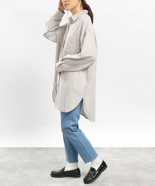 GLOBAL WORK Smile Seed Store（グローバルワーク スマイルシードストア）の「デニムスリムテーパードパンツ/977005（デニムパンツ・レディース・ブルー系その他3/ブラック/ブルー系その他5/アイボリー・SMALL/MEDIUM/X-LARGE/LARGE）」の12枚目の写真