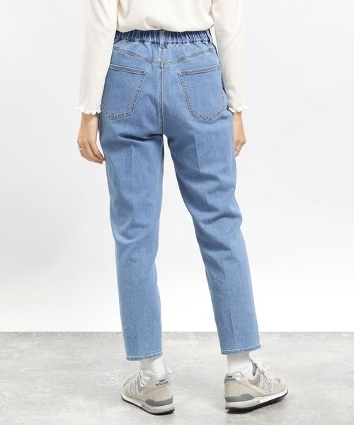 GLOBAL WORK Smile Seed Store（グローバルワーク スマイルシードストア）の「デニムスリムテーパードパンツ/977005（デニムパンツ・レディース・ブルー系その他3/ブラック/ブルー系その他5/アイボリー・SMALL/MEDIUM/X-LARGE/LARGE）」の15枚目の写真
