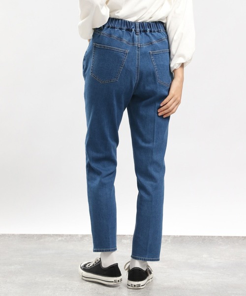 GLOBAL WORK Smile Seed Store（グローバルワーク スマイルシードストア）の「デニムスリムテーパードパンツ/977005（デニムパンツ・レディース・ブルー系その他3/ブラック/ブルー系その他5/アイボリー・SMALL/MEDIUM/X-LARGE/LARGE）」の21枚目の写真