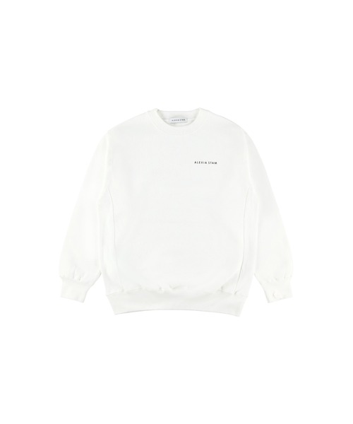 ALEXIA STAM（アリシアスタン）の「Logo Print Sweatshirt (Parasol) /[Parasol] スウェットシャツ（スウェット・レディース・ホワイト/ブラック・FREE）」の10枚目の写真