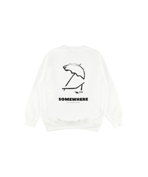ALEXIA STAM（アリシアスタン）の「Logo Print Sweatshirt (Parasol) /[Parasol] スウェットシャツ（スウェット・レディース・ホワイト/ブラック・FREE）」の9枚目の写真