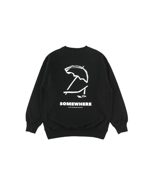 ALEXIA STAM（アリシアスタン）の「Logo Print Sweatshirt (Parasol) /[Parasol] スウェットシャツ（スウェット・レディース・ホワイト/ブラック・FREE）」の3枚目の写真