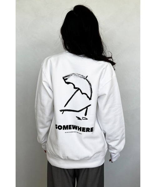 ALEXIA STAM（アリシアスタン）の「Logo Print Sweatshirt (Parasol) /[Parasol] スウェットシャツ（スウェット・レディース・ホワイト/ブラック・FREE）」の19枚目の写真