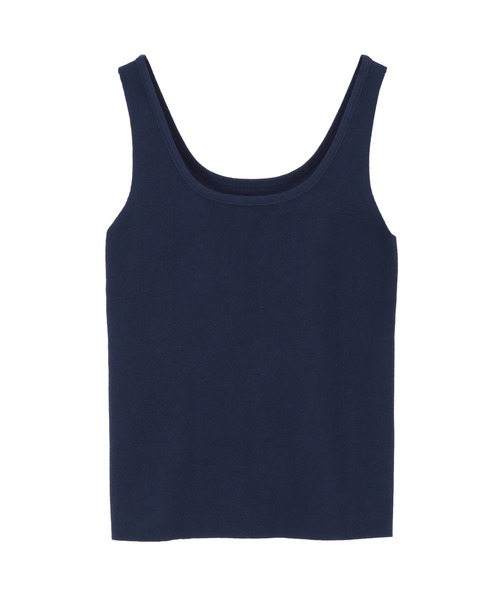 titivate（ティティベイト）の「ベーシックニットタンクトップ（タンクトップ・レディース・グレイッシュベージュ/アイボリー/ブラック/ネイビー/ブルー/ライトグレー/レッド・L/M/S）」の5枚目の写真