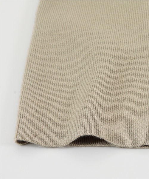 titivate（ティティベイト）の「ベーシックニットタンクトップ（タンクトップ・レディース・グレイッシュベージュ/アイボリー/ブラック/ネイビー/ブルー/ライトグレー/レッド・L/M/S）」の13枚目の写真