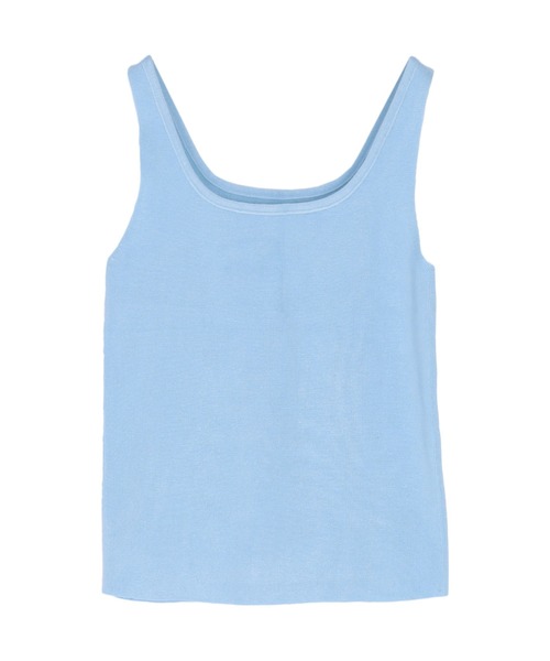 titivate（ティティベイト）の「ベーシックニットタンクトップ（タンクトップ・レディース・グレイッシュベージュ/アイボリー/ブラック/ネイビー/ブルー/ライトグレー/レッド・L/M/S）」の21枚目の写真