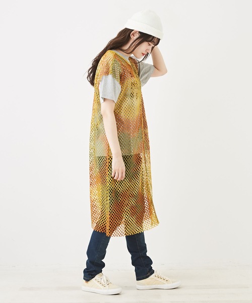 CUBE SUGAR（キューブシュガー）の「WEB限定ストレッチデニムリラックススリムパンツ（その他パンツ・レディース・インディゴブルー/ライトブルー/ワンウォッシュ・LL/L/M）」の4枚目の写真