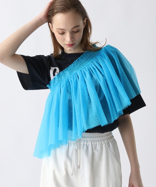 FOREVER 21（フォーエバー トゥエンティーワン）の「【2024SS】マルチWAYチュールビスカ（チューブトップ・レディース・ブラック/グレー/ブルー/アイボリー/ライトブルー/ブラウン・FREE）」の6枚目の写真