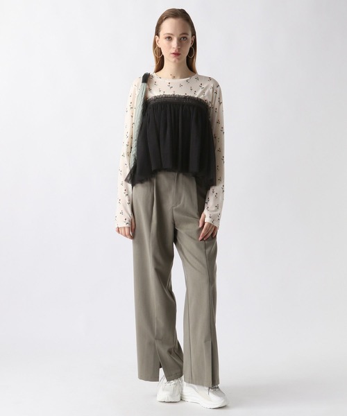 FOREVER 21（フォーエバー トゥエンティーワン）の「【2024SS】マルチWAYチュールビスカ（チューブトップ・レディース・ブラック/グレー/ブルー/アイボリー/ライトブルー/ブラウン・FREE）」の21枚目の写真