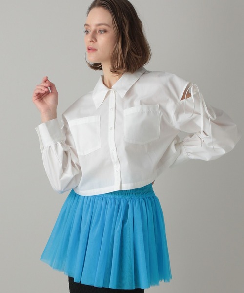 FOREVER 21（フォーエバー トゥエンティーワン）の「【2024SS】マルチWAYチュールビスカ（チューブトップ・レディース・ブラック/グレー/ブルー/アイボリー/ライトブルー/ブラウン・FREE）」の11枚目の写真