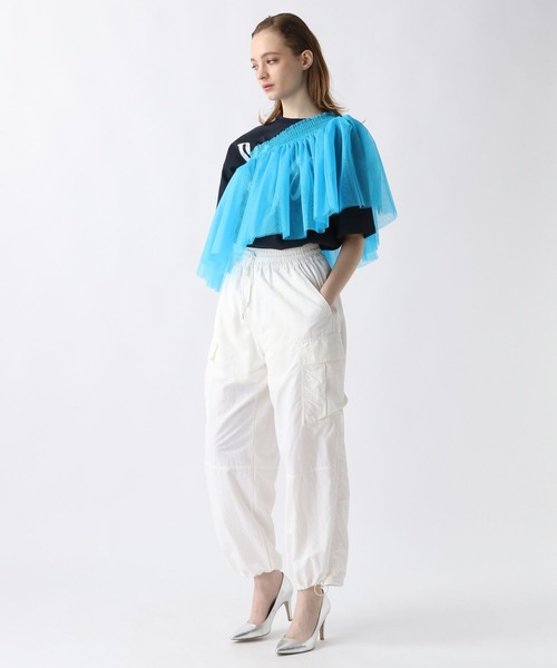 FOREVER 21（フォーエバー トゥエンティーワン）の「【2024SS】マルチWAYチュールビスカ（チューブトップ・レディース・ブラック/グレー/ブルー/アイボリー/ライトブルー/ブラウン・FREE）」の7枚目の写真