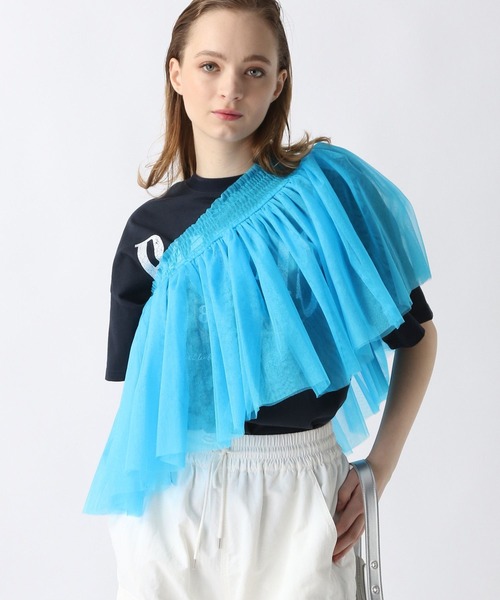 FOREVER 21（フォーエバー トゥエンティーワン）の「【2024SS】マルチWAYチュールビスカ（チューブトップ・レディース・ブラック/グレー/ブルー/アイボリー/ライトブルー/ブラウン・FREE）」の10枚目の写真