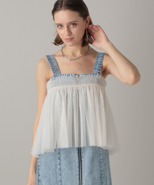 FOREVER 21（フォーエバー トゥエンティーワン）の「【2024SS】マルチWAYチュールビスカ（チューブトップ・レディース・ブラック/グレー/ブルー/アイボリー/ライトブルー/ブラウン・FREE）」の19枚目の写真