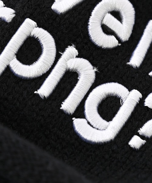 Narcissus(ナルシス)の「【Narcissus】メッセージビーニー(ニットキャップ/ビーニー・レディース・グレー/ブラック・FREE)」の4枚目の写真