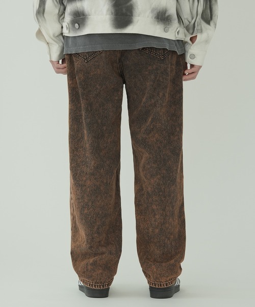 improves（インプローブス）の「オーバーダイ加工 デニム バギーパンツ（デニムパンツ・メンズ・グリーン/ピンク/オレンジ/パープル・MEDIUM/LARGE）」の15枚目の写真