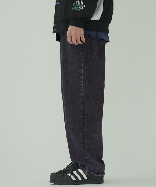 improves（インプローブス）の「オーバーダイ加工 デニム バギーパンツ（デニムパンツ・メンズ・グリーン/ピンク/オレンジ/パープル・MEDIUM/LARGE）」の9枚目の写真