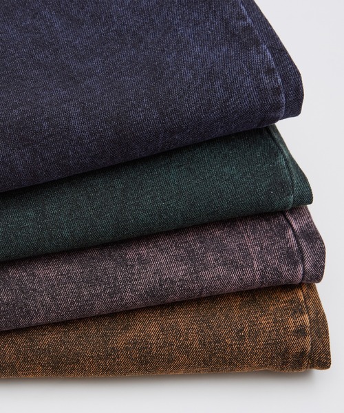 improves（インプローブス）の「オーバーダイ加工 デニム バギーパンツ（デニムパンツ・メンズ・グリーン/ピンク/オレンジ/パープル・MEDIUM/LARGE）」の16枚目の写真