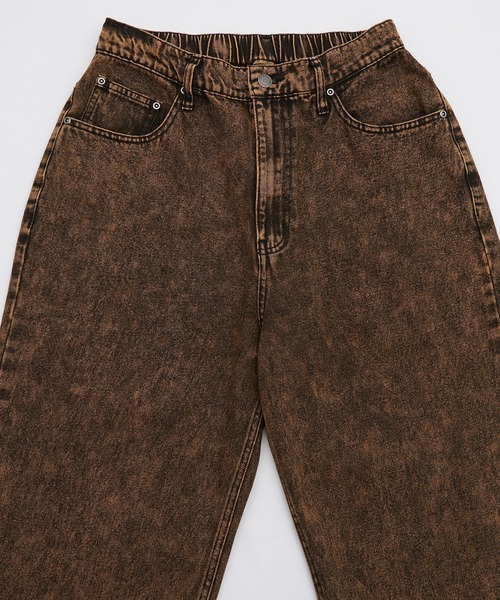 improves（インプローブス）の「オーバーダイ加工 デニム バギーパンツ（デニムパンツ・メンズ・グリーン/ピンク/オレンジ/パープル・MEDIUM/LARGE）」の17枚目の写真