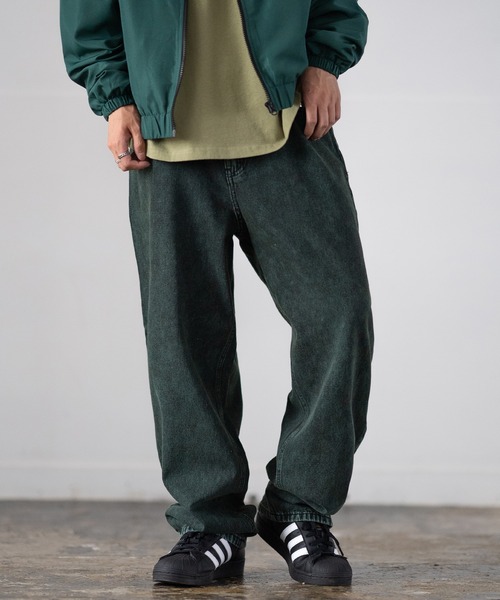 improves（インプローブス）の「オーバーダイ加工 デニム バギーパンツ（デニムパンツ・メンズ・グリーン/ピンク/オレンジ/パープル・MEDIUM/LARGE）」の22枚目の写真