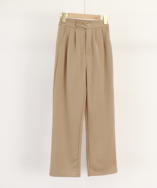 Miniministore(ミニミニストア)の「ドレープストレートパンツ レディース美脚(スラックス・レディース・レッド/ホワイト/ベージュ/ブラック/ピンク・XL/M/XXL/L)」の20枚目の写真