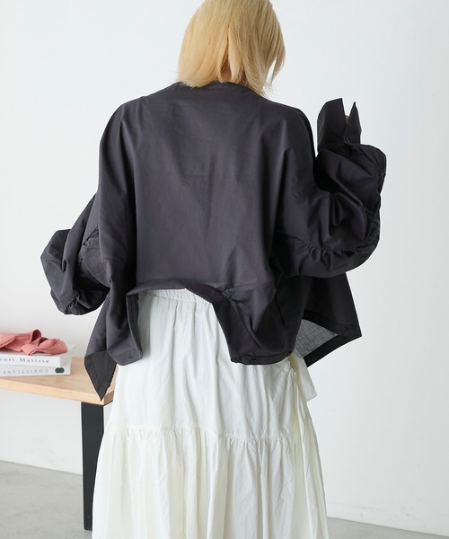 forksy.（フォルクシー）の「【forksy.】マルチウェイオーバーシャツ（シャツ/ブラウス・レディース・オフホワイト/イエロー/チャコール・FREE）」の12枚目の写真