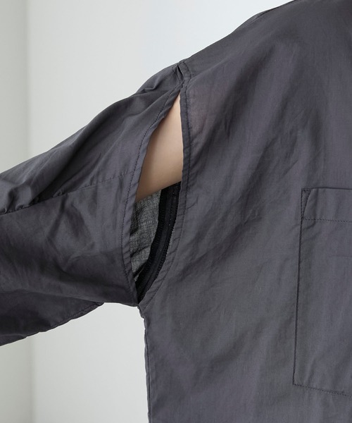 forksy.（フォルクシー）の「【forksy.】マルチウェイオーバーシャツ（シャツ/ブラウス・レディース・オフホワイト/イエロー/チャコール・FREE）」の17枚目の写真