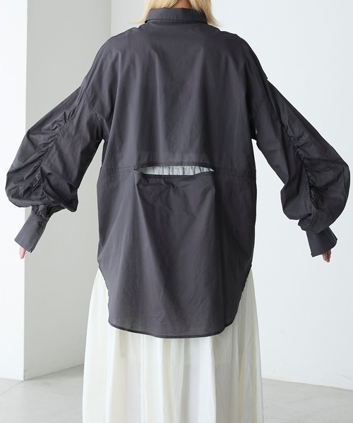 forksy.（フォルクシー）の「【forksy.】マルチウェイオーバーシャツ（シャツ/ブラウス・レディース・オフホワイト/イエロー/チャコール・FREE）」の22枚目の写真