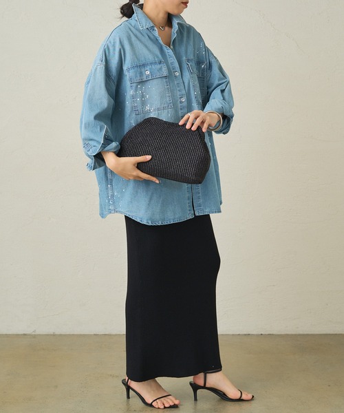 LOUNGEDRESS（ラウンジドレス）の「ペイントデニムシャツ（シャツ