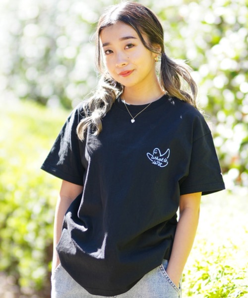 （What it isNt）ART BY MARKGONZALES（ワットイットイズント）の「【ムラサキスポーツ限定】(What it isNt)ART BY MARKGONZALES/ワット イット イズント マークゴンザレス SSTシャツ 2H7-14554（Tシャツ/カットソー・レディース・ホワイト/ブラック・XL/L/M）」の21枚目の写真