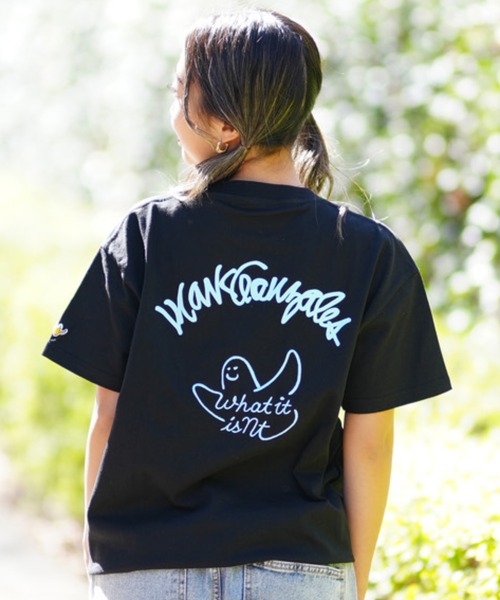 （What it isNt）ART BY MARKGONZALES（ワットイットイズント）の「【ムラサキスポーツ限定】(What it isNt)ART BY MARKGONZALES/ワット イット イズント マークゴンザレス SSTシャツ 2H7-14554（Tシャツ/カットソー・レディース・ホワイト/ブラック・XL/L/M）」の11枚目の写真