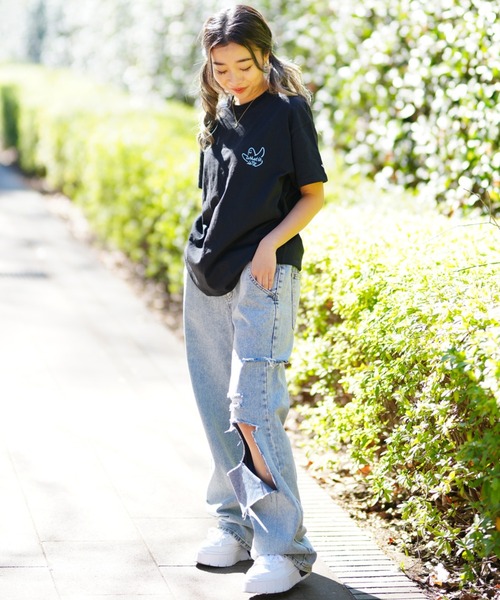 （What it isNt）ART BY MARKGONZALES（ワットイットイズント）の「【ムラサキスポーツ限定】(What it isNt)ART BY MARKGONZALES/ワット イット イズント マークゴンザレス SSTシャツ 2H7-14554（Tシャツ/カットソー・レディース・ホワイト/ブラック・XL/L/M）」の13枚目の写真