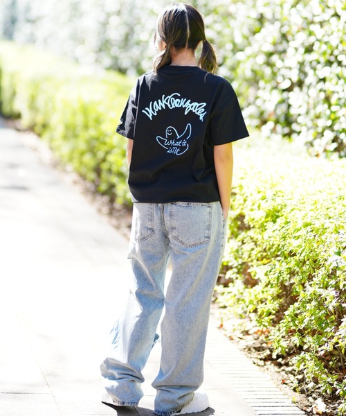 （What it isNt）ART BY MARKGONZALES（ワットイットイズント）の「【ムラサキスポーツ限定】(What it isNt)ART BY MARKGONZALES/ワット イット イズント マークゴンザレス SSTシャツ 2H7-14554（Tシャツ/カットソー・レディース・ホワイト/ブラック・XL/L/M）」の14枚目の写真