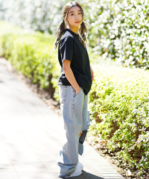 （What it isNt）ART BY MARKGONZALES（ワットイットイズント）の「【ムラサキスポーツ限定】(What it isNt)ART BY MARKGONZALES/ワット イット イズント マークゴンザレス SSTシャツ 2H7-14554（Tシャツ/カットソー・レディース・ホワイト/ブラック・XL/L/M）」の15枚目の写真