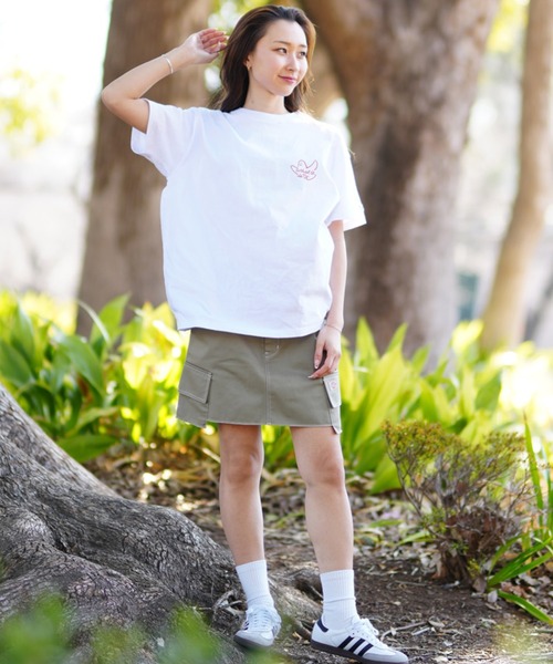 （What it isNt）ART BY MARKGONZALES（ワットイットイズント）の「【ムラサキスポーツ限定】(What it isNt)ART BY MARKGONZALES/ワット イット イズント マークゴンザレス SSTシャツ 2H7-14554（Tシャツ/カットソー・レディース・ホワイト/ブラック・XL/L/M）」の17枚目の写真