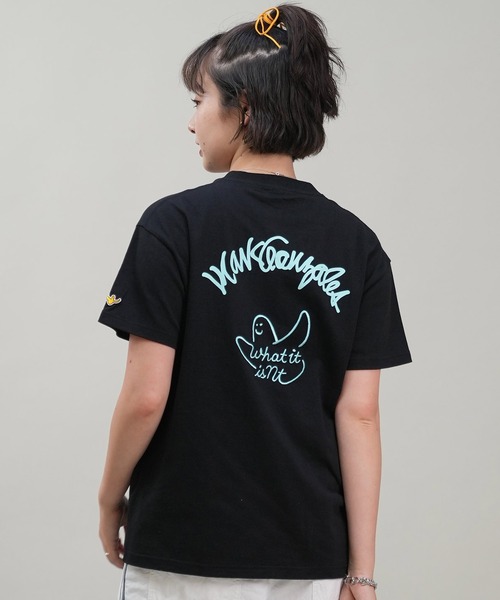 （What it isNt）ART BY MARKGONZALES（ワットイットイズント）の「【ムラサキスポーツ限定】(What it isNt)ART BY MARKGONZALES/ワット イット イズント マークゴンザレス SSTシャツ 2H7-14554（Tシャツ/カットソー・レディース・ホワイト/ブラック・XL/L/M）」の6枚目の写真