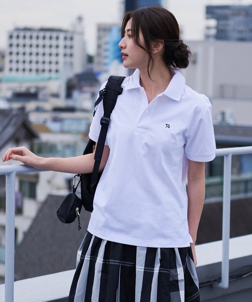 Arnold Palmer（アーノルドパーマー）の「APクラシック シェア ポロシャツ（ポロシャツ・レディース・ホワイト/ブラック/ネイビー/グリーン・LL/S/M/L/XS）」の14枚目の写真