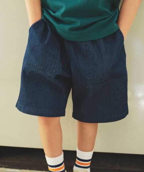 DRC branshes（ディーアールシーブランシェス）の「【WEB限定/DRC】カラバリハーフパンツ（その他パンツ・キッズ・ブラック/フューシャピンク/カーキオリーブ/その他5/その他4/その他3/その他2/その他1/ブルー/サックスブルー/ネイビー/ベージュ・100/110/120/130/140/150/90）」の6枚目の写真