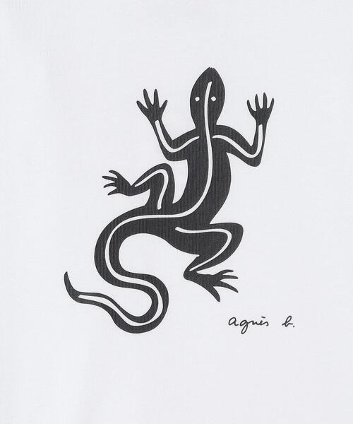 たしページ•*¨*•.¸♬︎ キッズ アイコニック コットン 半袖 Tシャツ ”Lezard”（Tシャツ