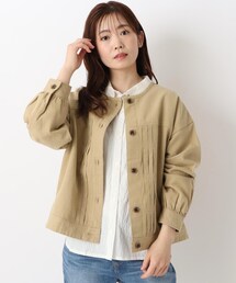 綿麻変わり織りジャケット