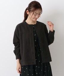 綿麻変わり織りジャケット