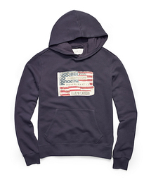 Denim & Supply Ralph Lauren | アップリケ コットン フーディ(Tシャツ/カットソー)