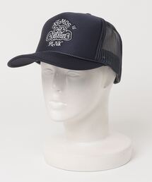 atmos pink × LIL LEAGUE 書き下ろし ロゴ メッシュキャップ