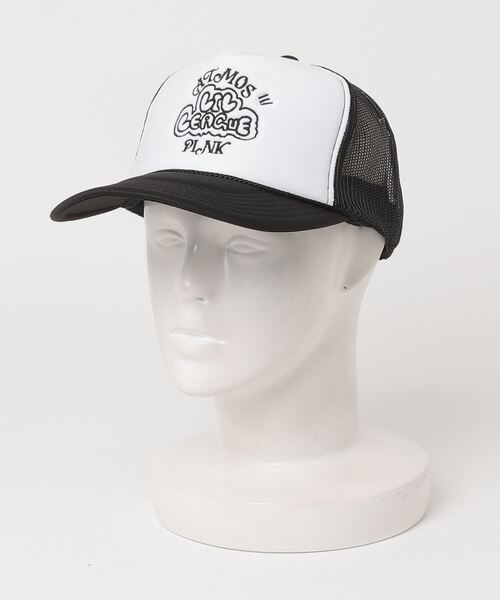 atmos pink(アトモスピンク)の「atmos pink × LIL LEAGUE 書き下ろし ロゴ メッシュキャップ(キャップ・レディース・レッド/ブラック/ネイビー・FREE)」の2枚目の写真