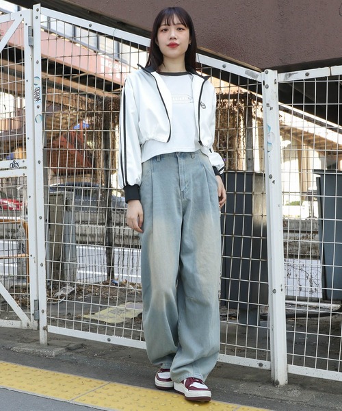 3.3 Field Trip （3.3フィールドトリップ）の「3.3 Field Trip／ショートトラックジャケット  2103069（ブルゾン・レディース・ネイビー/ホワイト・FREE）」の7枚目の写真