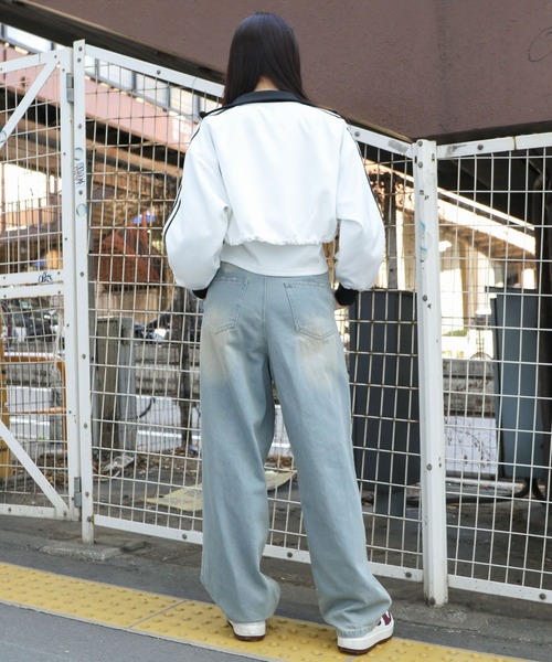 3.3 Field Trip （3.3フィールドトリップ）の「3.3 Field Trip／ショートトラックジャケット  2103069（ブルゾン・レディース・ネイビー/ホワイト・FREE）」の9枚目の写真