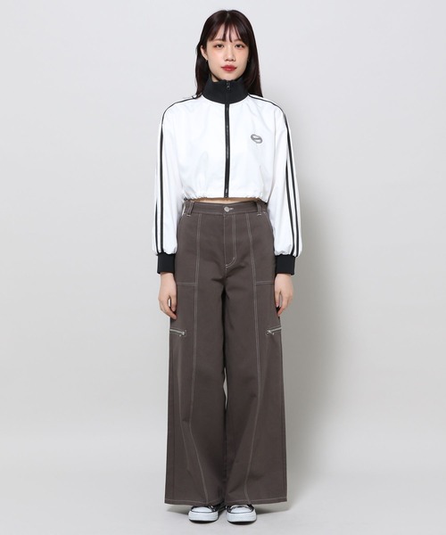 3.3 Field Trip （3.3フィールドトリップ）の「3.3 Field Trip／ショートトラックジャケット  2103069（ブルゾン・レディース・ネイビー/ホワイト・FREE）」の12枚目の写真