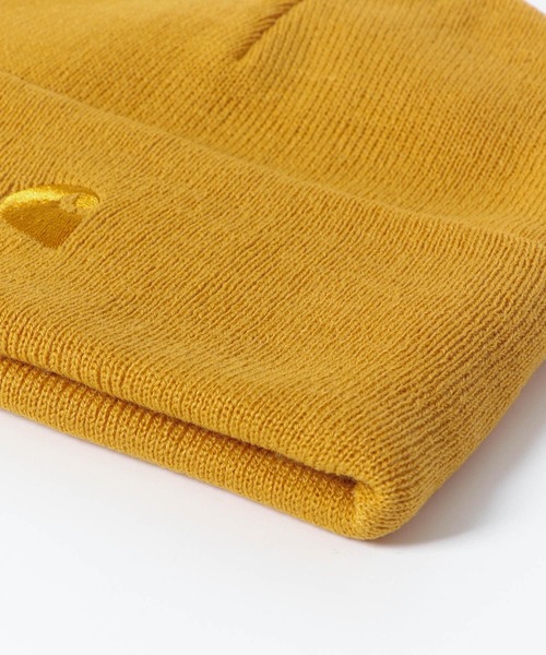 Carhartt（カーハート）の「CARHARTT　CHASE BEANIE（ニットキャップ/ビーニー・メンズ・ネイビー/ブラック/イエロー・ONE）」の9枚目の写真